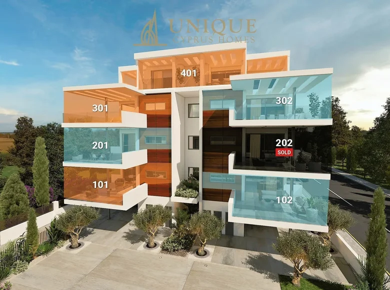 2 bedroom apartment 78 m² Paphos Municipality, Cyprus