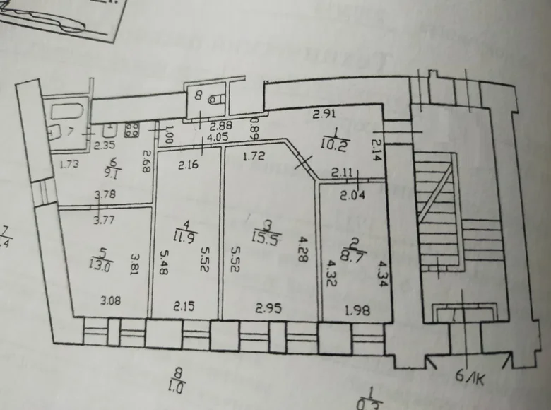 Квартира 4 комнаты 73 м² округ Коломна, Россия