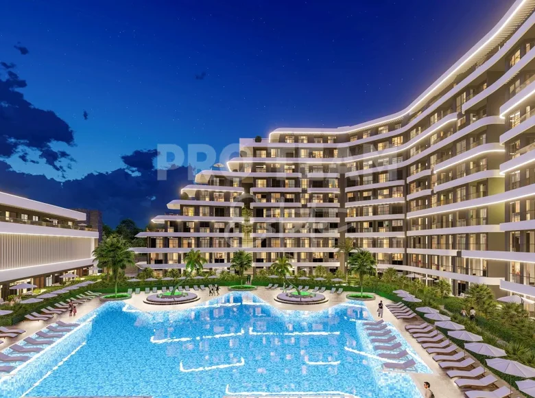 Apartamentos multinivel 3 habitaciones 100 m² Aksu, Turquía