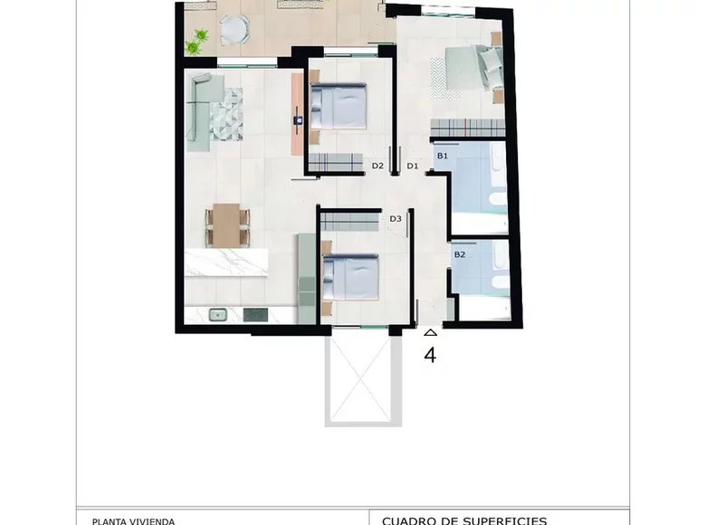 Apartamento 3 habitaciones 130 m² Orihuela, España