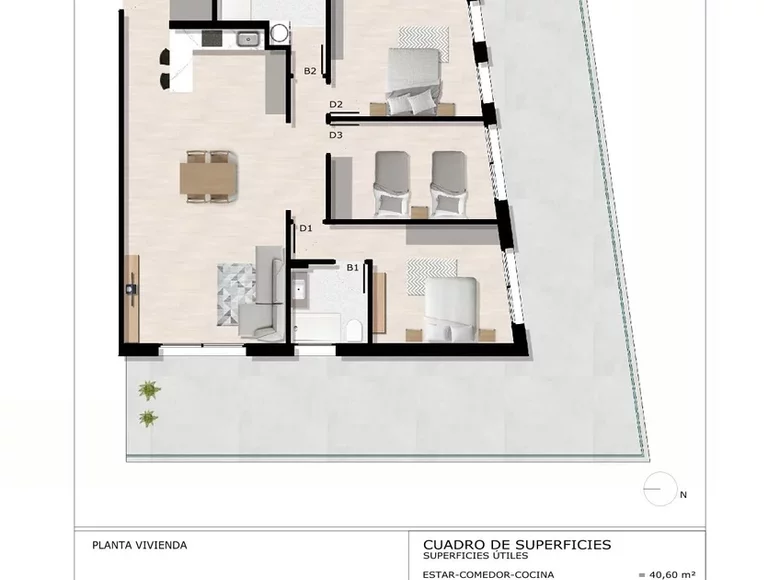 Penthouse 3 bedrooms 198 m² Orihuela, Spain