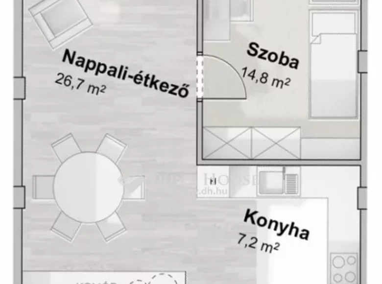 Квартира 76 м² Szegedi jaras, Венгрия