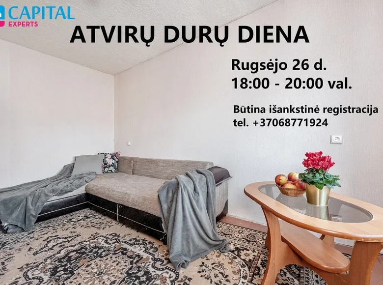 1 room apartment 19 m² Vilnius, Lithuania