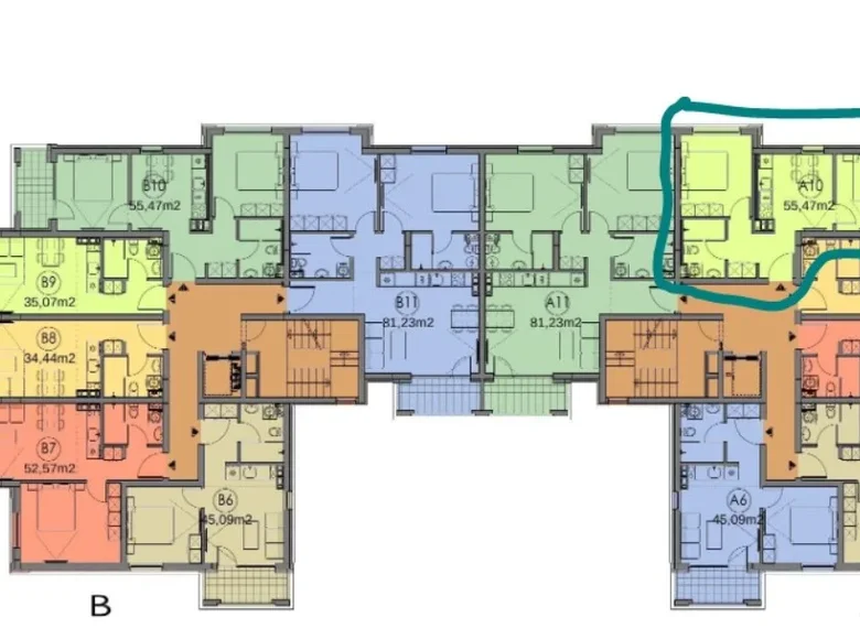 Wohnung 2 zimmer 62 m² Sweti Wlas, Bulgarien