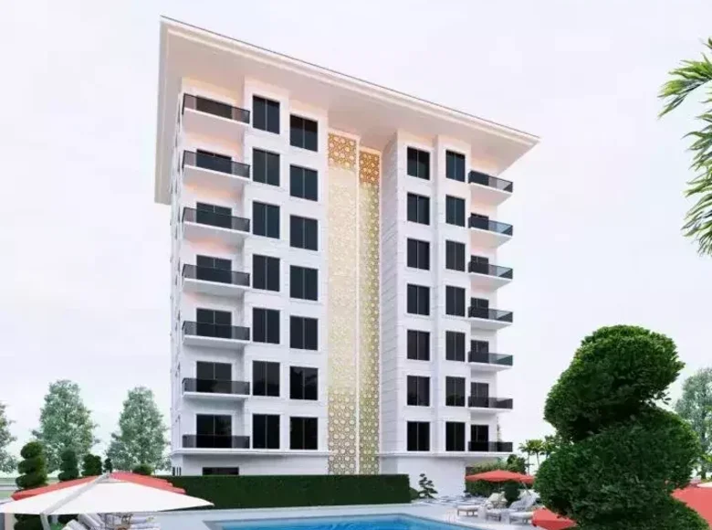 Mieszkanie 2 pokoi 61 m² Alanya, Turcja