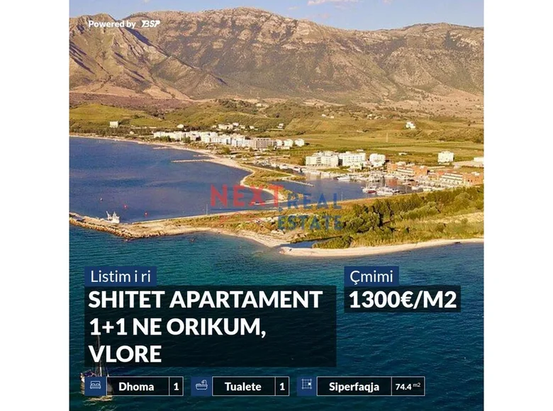 Apartamento 2 habitaciones 63 m² Orikum, Albania