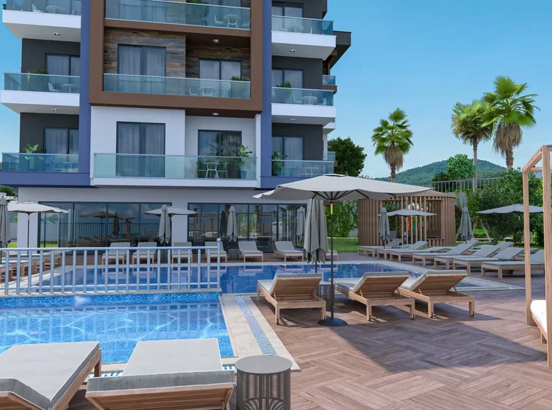 1 bedroom apartment 58 m² Mahmutlar, Turkey