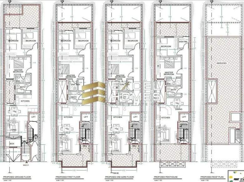 Appartement 3 chambres  Qormi, Malte