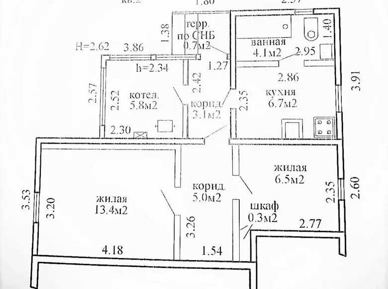 Haus 45 m² Minsk, Weißrussland