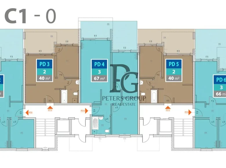 Apartamento 2 habitaciones  Meljine, Montenegro