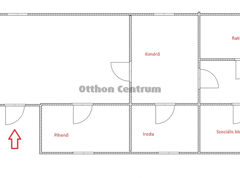 Commercial property 90 m² in Tiszaloek, Hungary