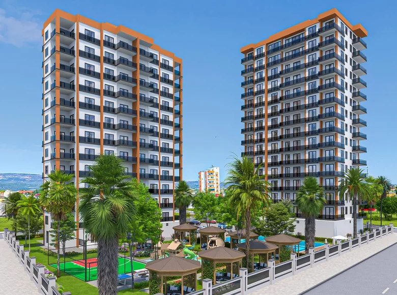 Mieszkanie 2 pokoi 73 m² Mersin, Turcja