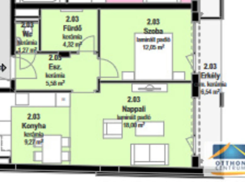 Apartamento 2 habitaciones 50 m² Budapest, Hungría