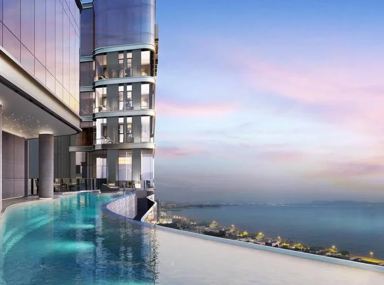 Mieszkanie 2 pokoi 45 m² Pattaya, Tajlandia