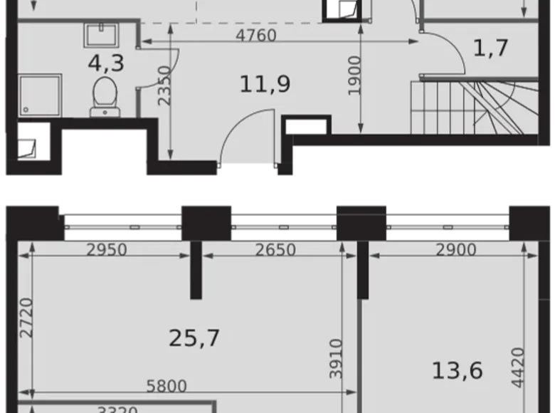 Квартира 5 комнат 111 м² Северо-Западный административный округ, Россия