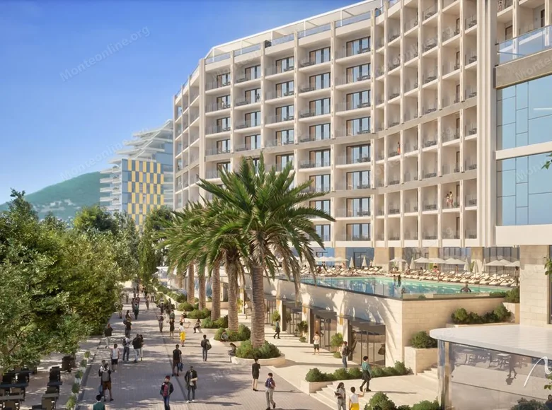 Квартира 1 спальня 56 м² Будва, Черногория