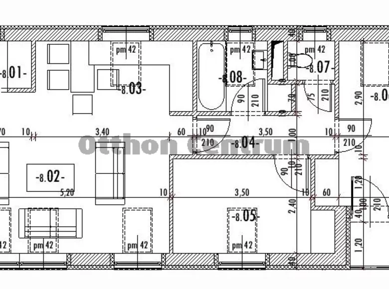 Apartamento 3 habitaciones 64 m² Nyiregyhazi jaras, Hungría