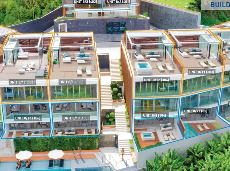 Mieszkanie 2 pokoi 151 m² Phuket, Tajlandia