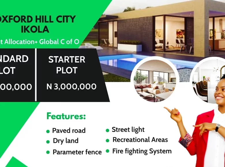 Działki 600 m² Lagos State, Nigeria