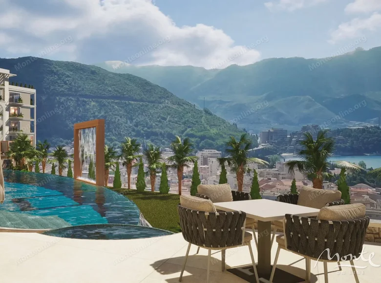 Wohnung 2 Schlafzimmer 104 m² Budva, Montenegro