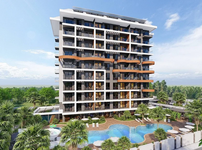 Apartamento 2 habitaciones 75 m² Avsallar, Turquía