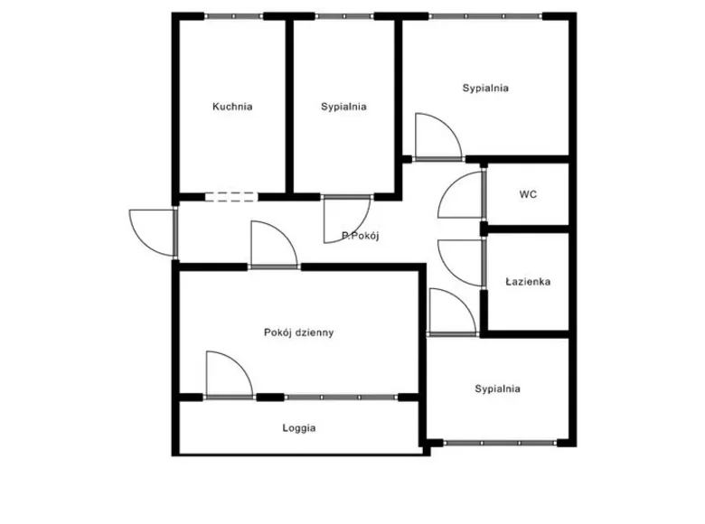 3 bedroom apartment 73 m² Warsaw, Poland