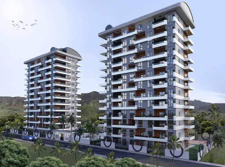 1 bedroom apartment 60 m² Mahmutlar, Turkey