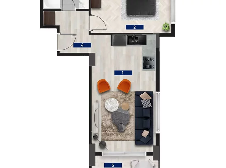 Apartamento 2 habitaciones 57 m² Incekum, Turquía