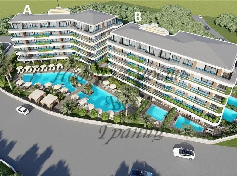 Apartamento 2 habitaciones 51 m² en Ciplakli, Turquía