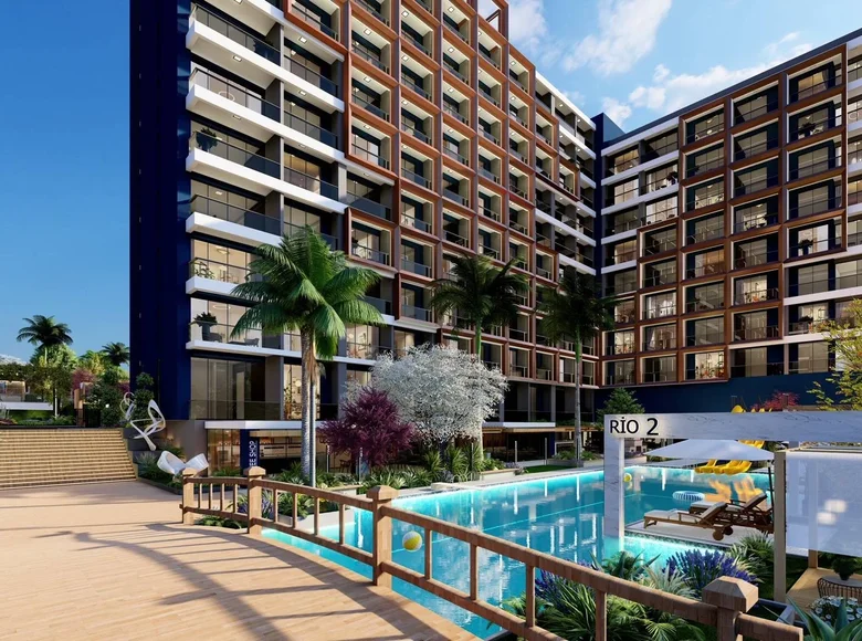 Appartement 2 chambres 54 m² Mezitli, Turquie
