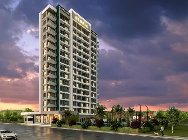 1 bedroom apartment 54 m² Mezitli, Turkey