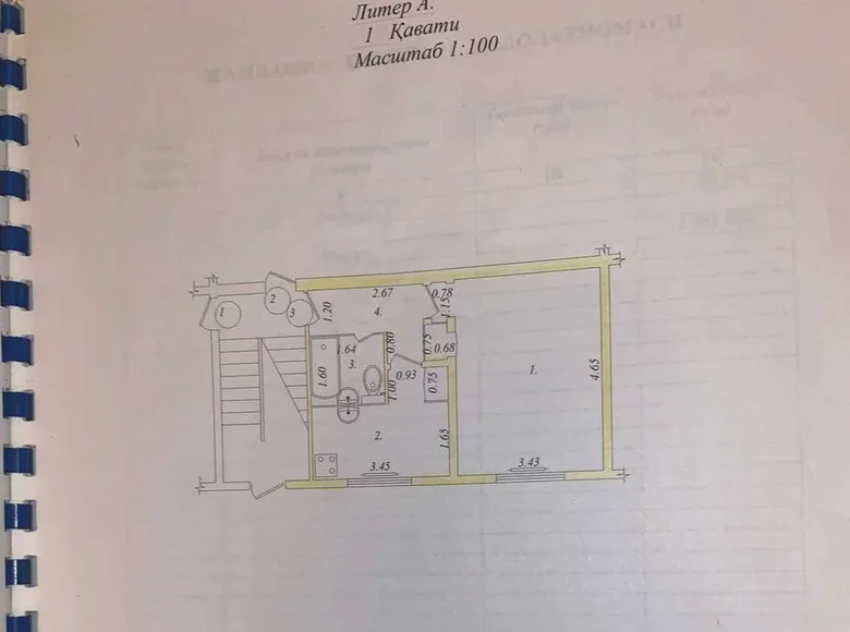 Kvartira 1 xona 30 m² Khanabadda