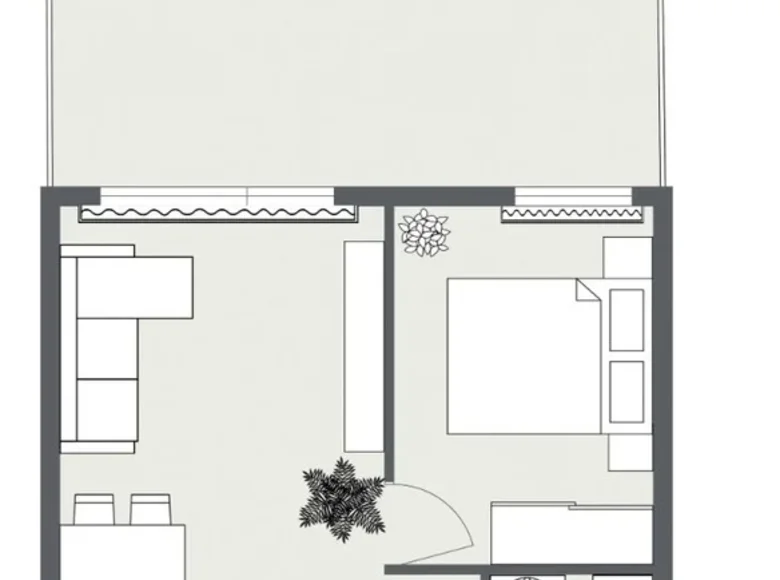 2 room apartment 37 m² Klaipėda, Lithuania