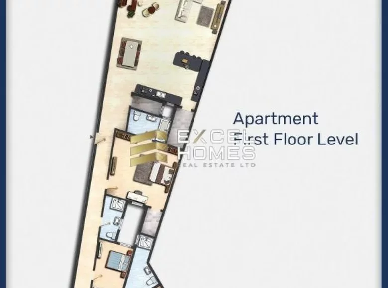 Appartement 3 chambres  Attard, Malte