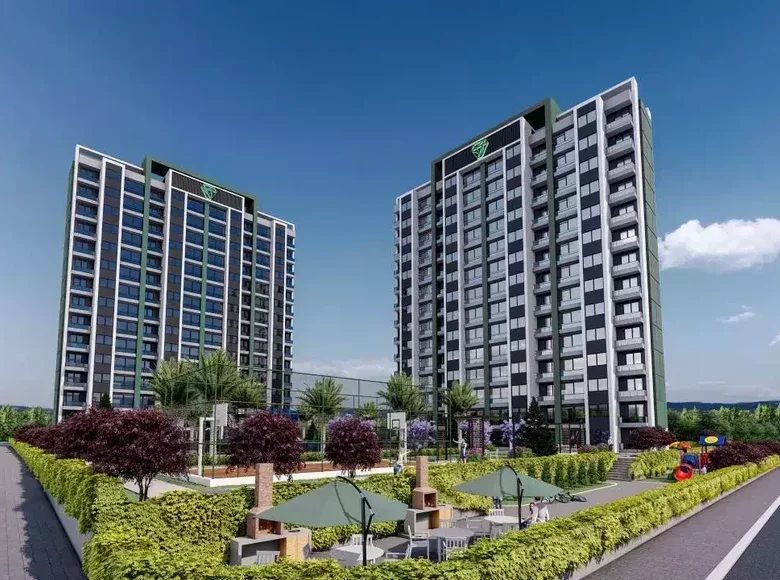 Квартира 1 комната 75 м² Мезитли, Турция