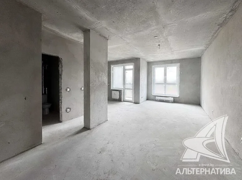 Appartement 1 chambre 43 m² Muchaviecki sielski Saviet, Bélarus