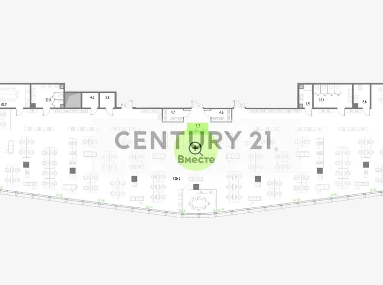 Nieruchomości komercyjne 901 m² Western Administrative Okrug, Rosja