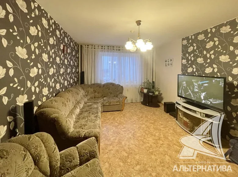 Mieszkanie 4 pokoi 80 m² Brześć, Białoruś