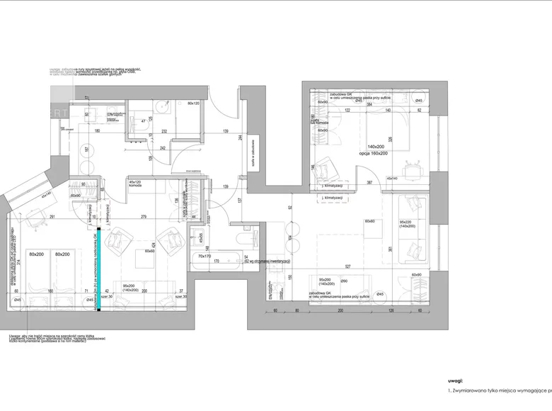 Apartamento 4 habitaciones 74 m² Cracovia, Polonia