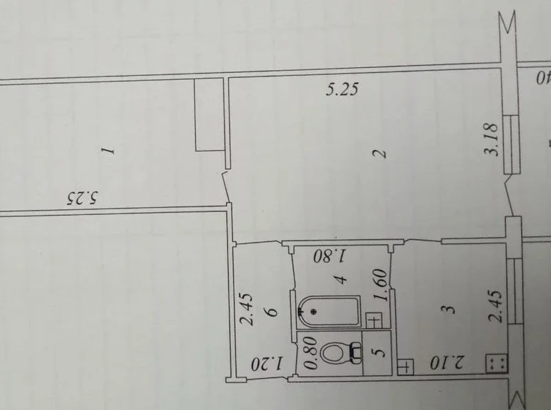 Квартира 2 комнаты 46 м² Ташкент, Узбекистан