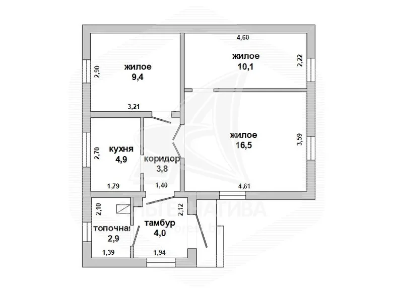 Casa 52 m² Brest, Bielorrusia