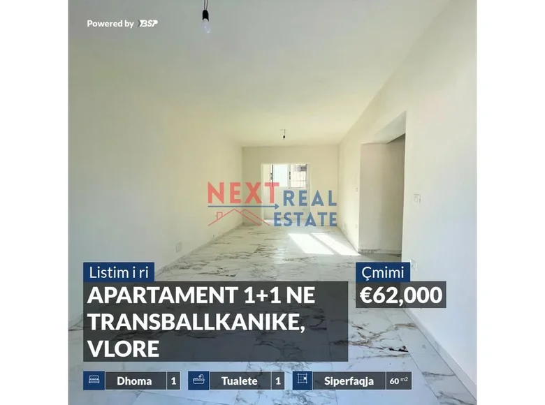 Wohnung 2 zimmer 60 m² Bashkia Vlore, Albanien