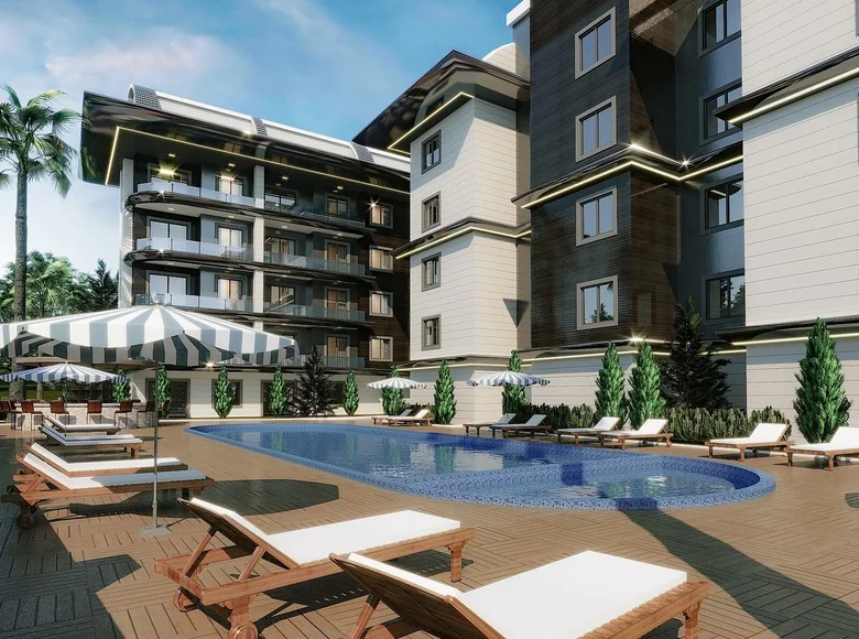 1 bedroom apartment 64 m² Alanya, Turkey