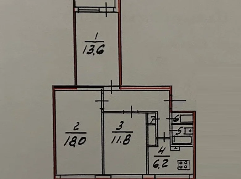 Wohnung 3 zimmer 60 m² okrug Sergievskoe, Russland