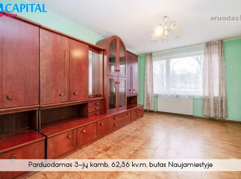 Appartement 3 chambres 62 m² Vilnius, Lituanie