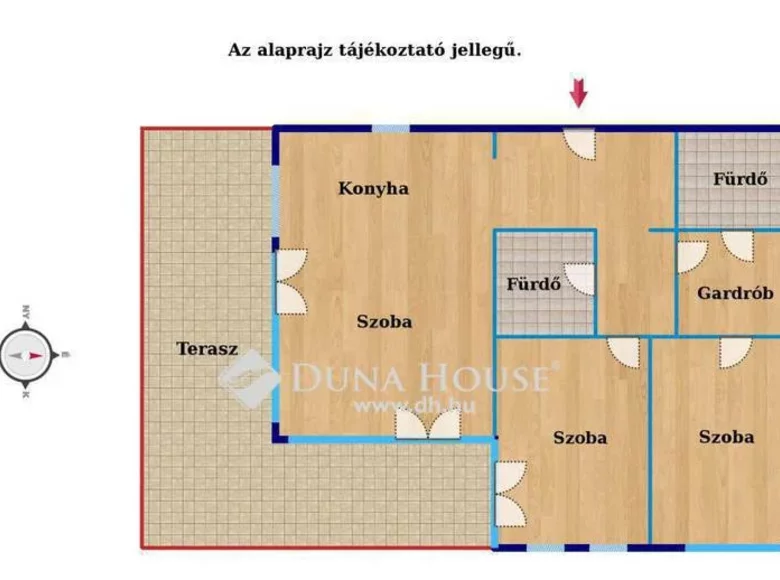 Квартира 98 м² Kehidakustany, Венгрия
