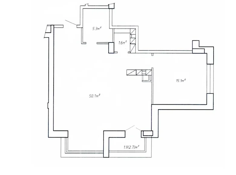Mieszkanie 2 pokoi 74 m² Mińsk, Białoruś