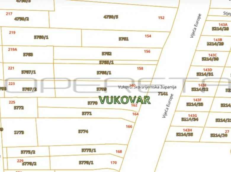 Land 1 156 m² Vukovar-Srijem County, Croatia