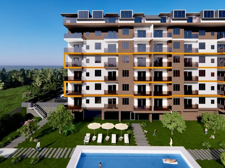 1 bedroom apartment 50 m² Gazipasa, Turkey