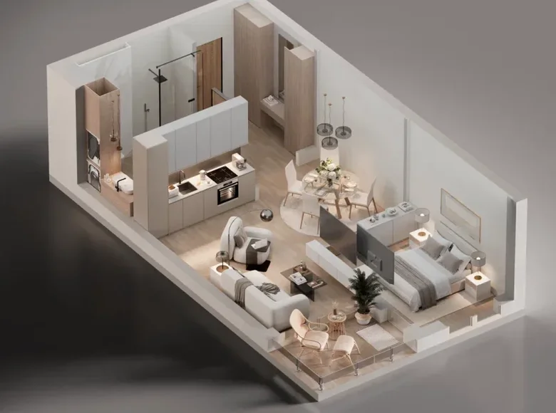1 bedroom apartment 52 m² Becici, Montenegro
